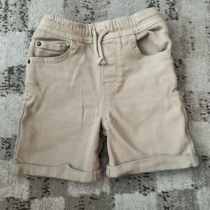 Cat & Jack Tan Casual Shorts with Elastic Waistband